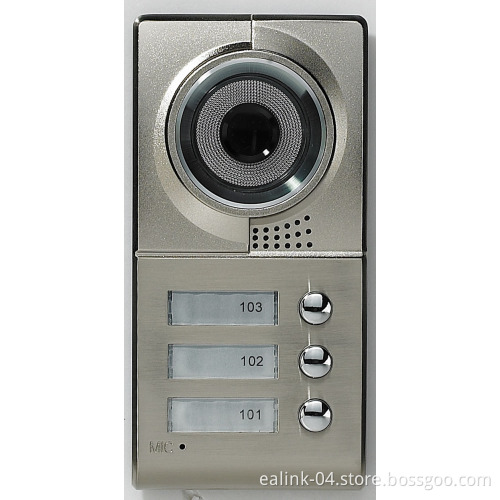 Waterproof Video Door Bell Can Support 3 Families (D20M03)